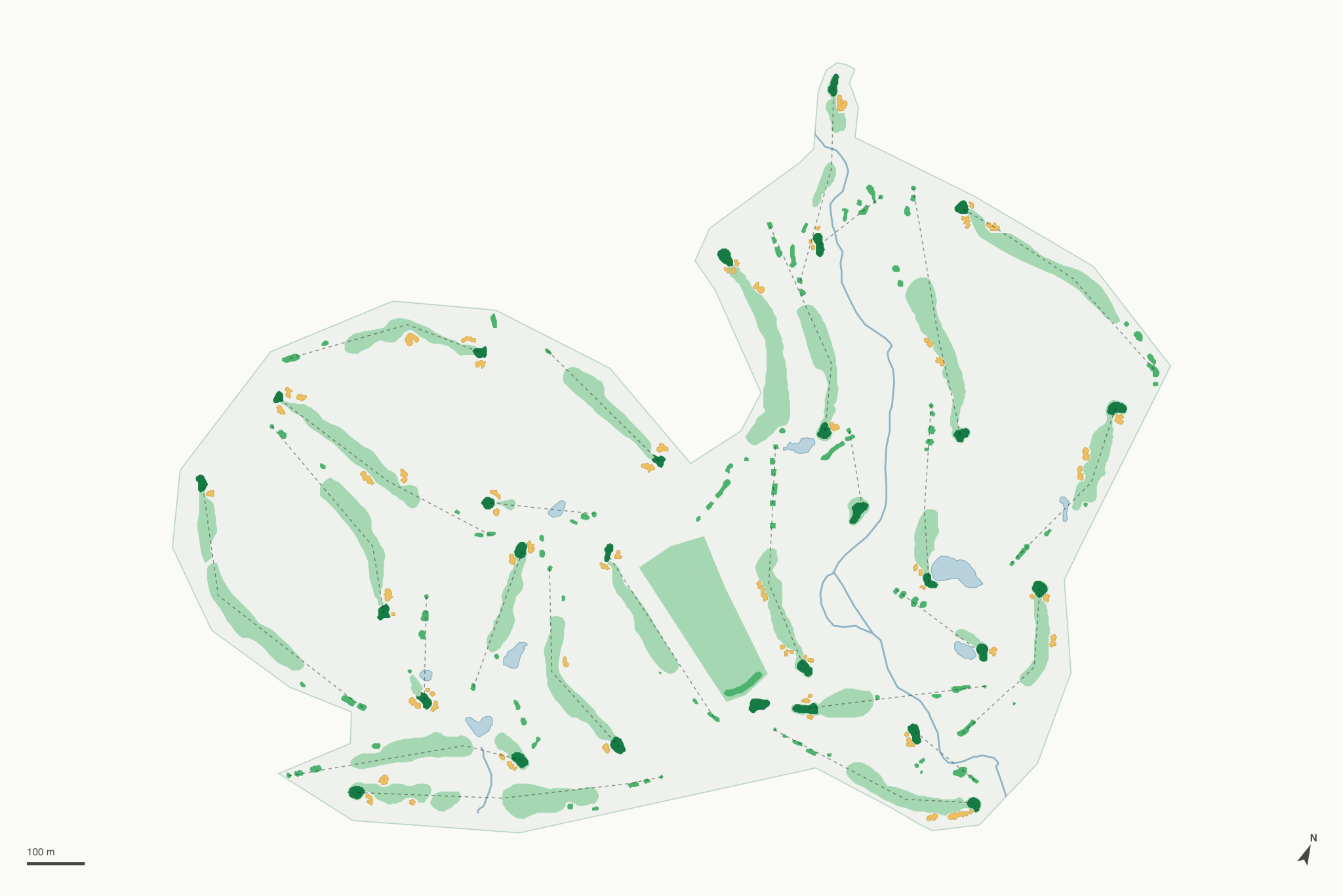 Map of Superior National at Lutsen