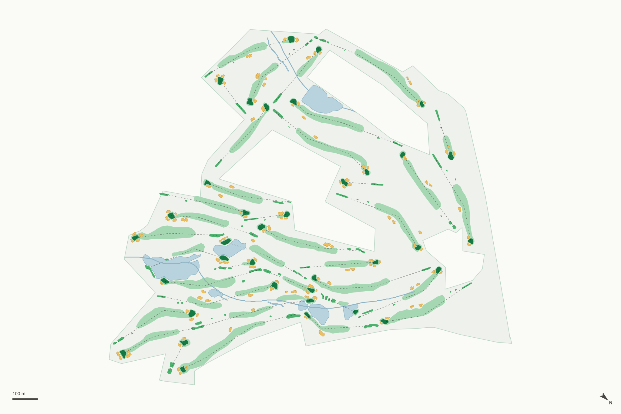 Map of Canongate 1 Golf Club