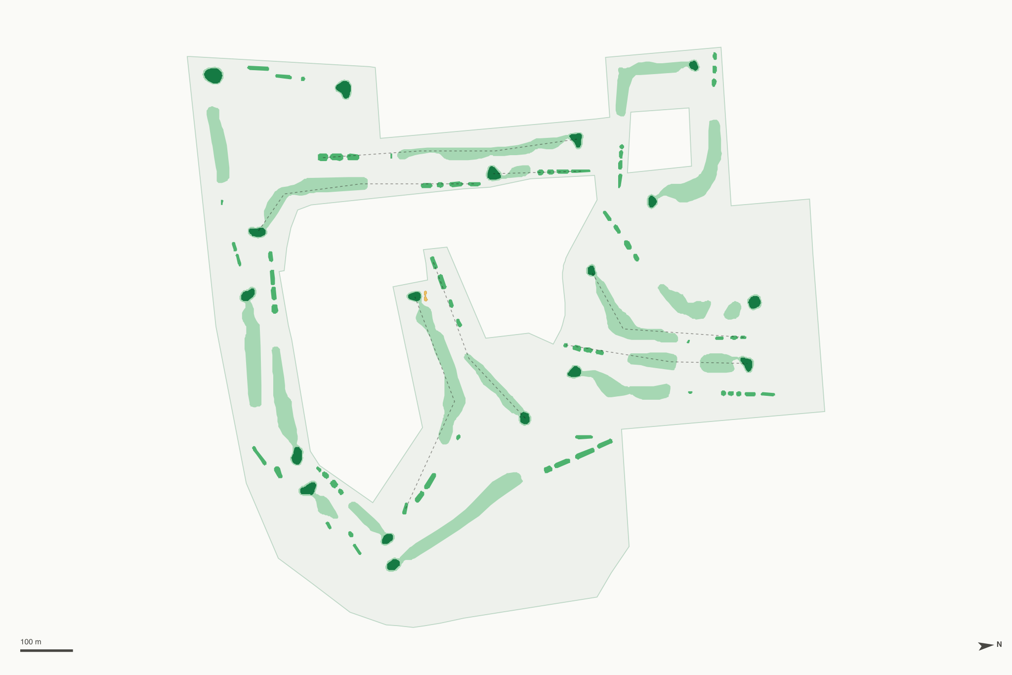 Map of Springfield Golf & Country Club