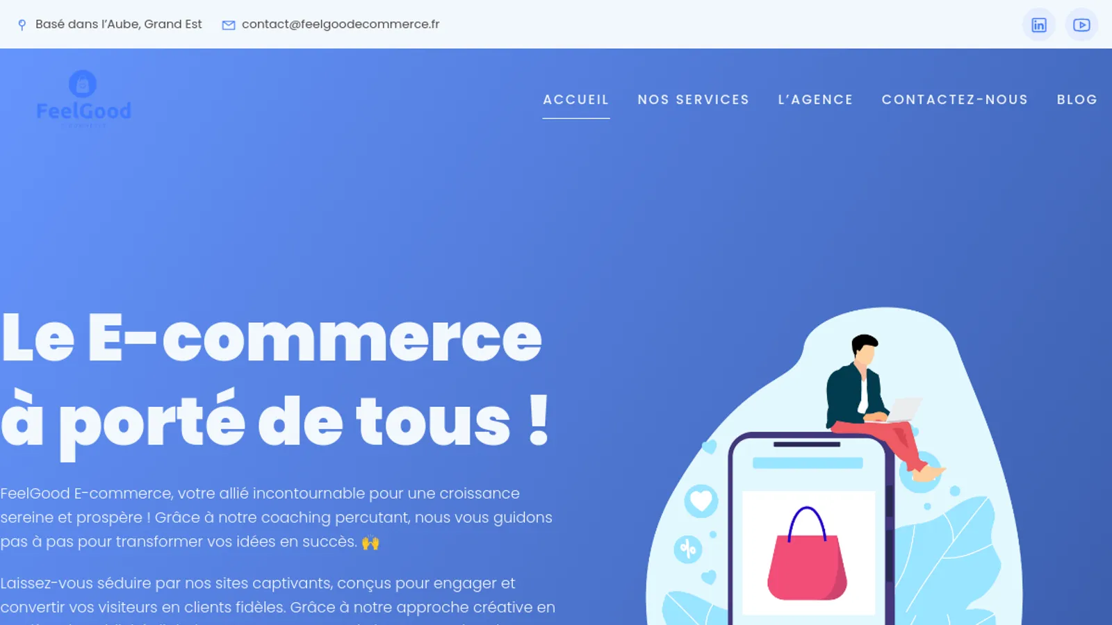 Screenshot of the Gwennaël DOLAT homepage