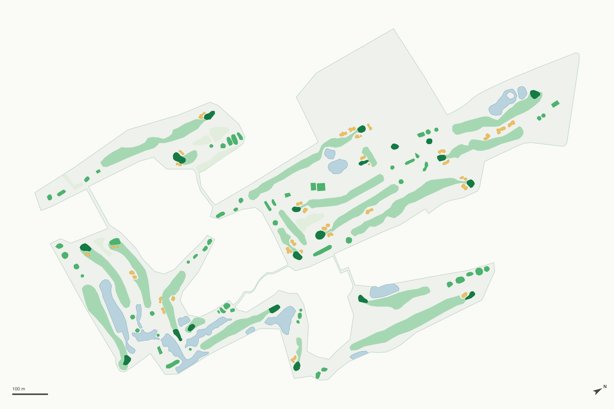 Map of Watermark Country Club
