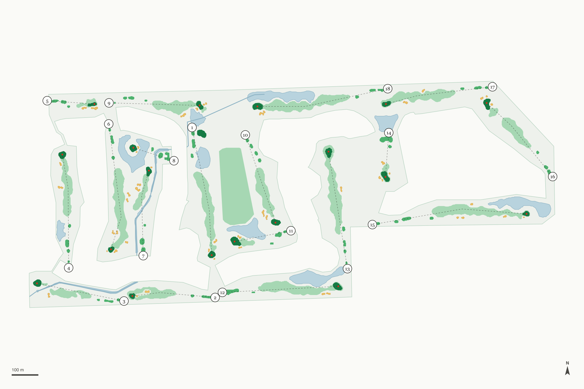 Map of Gateway Golf Club