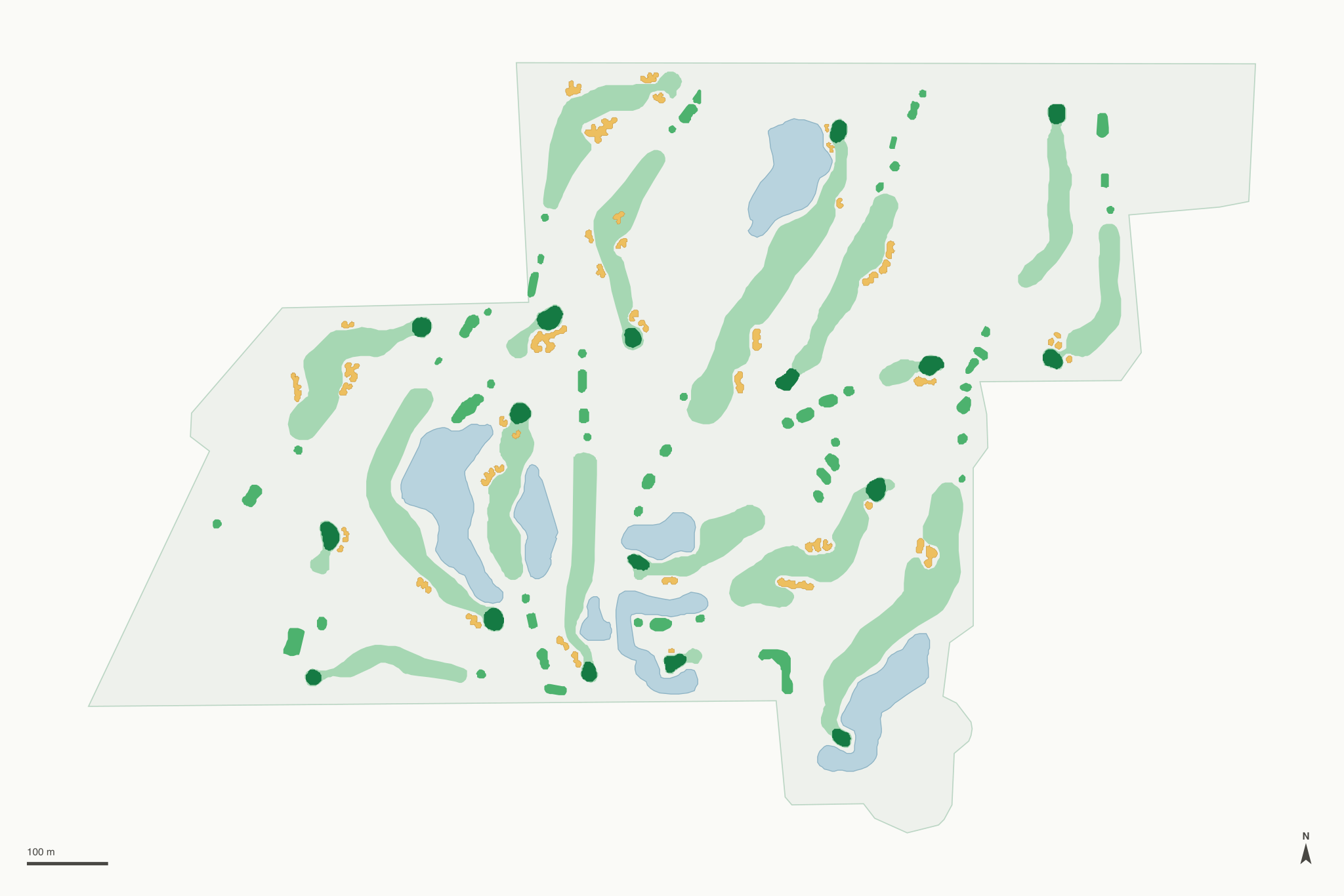 Map of Randall Oaks Golf Club & Banquets