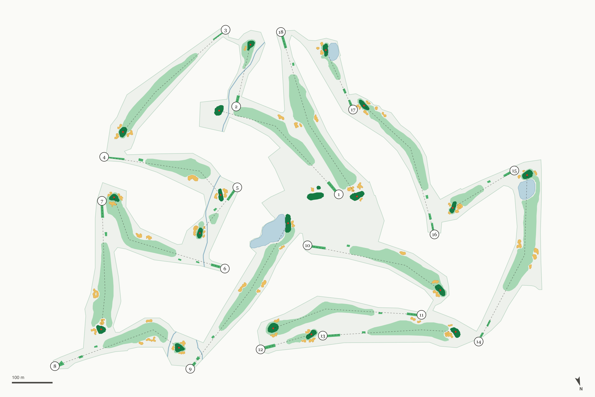 Map of Birnam Wood Golf Club