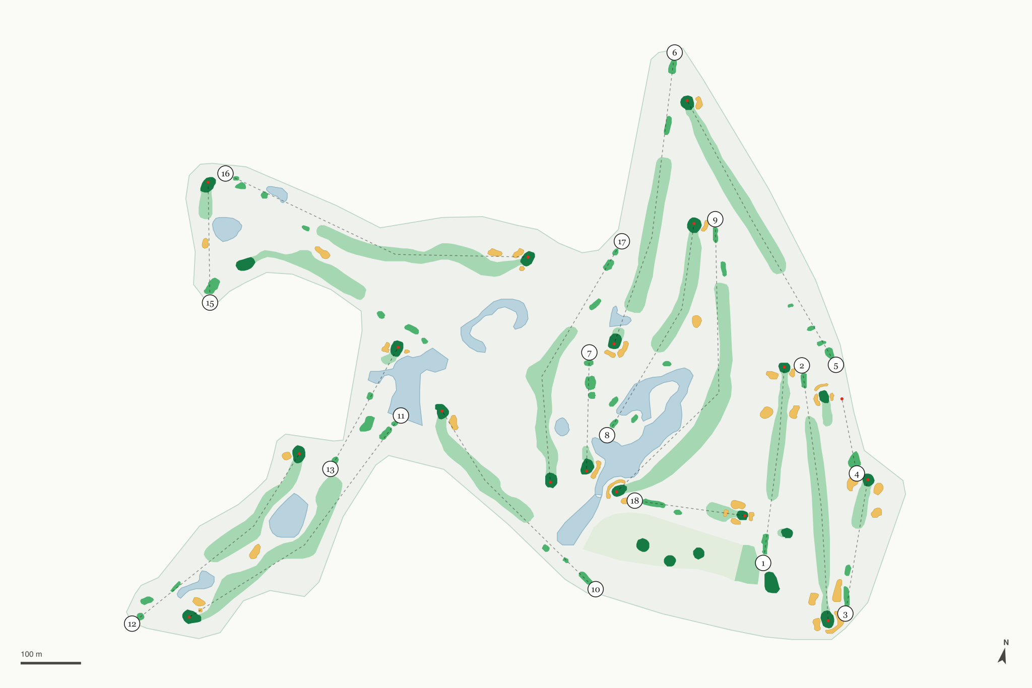 Map of Cloquet Country Club