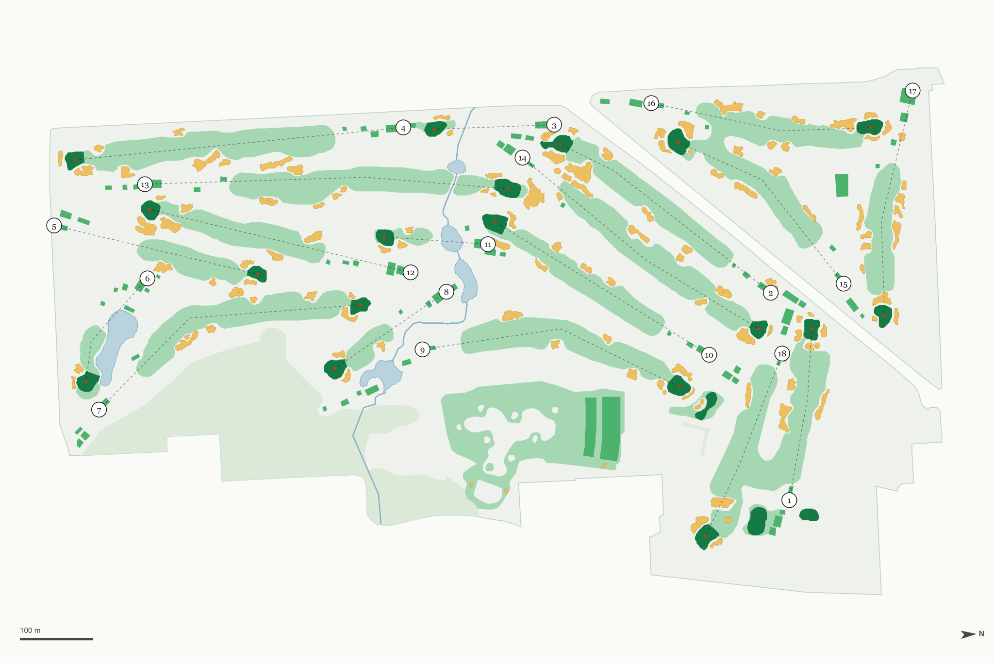 Map of The Minikahda Club
