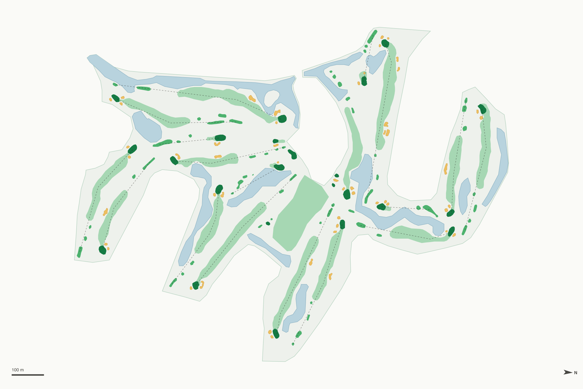 Map of Imperial Golf Club