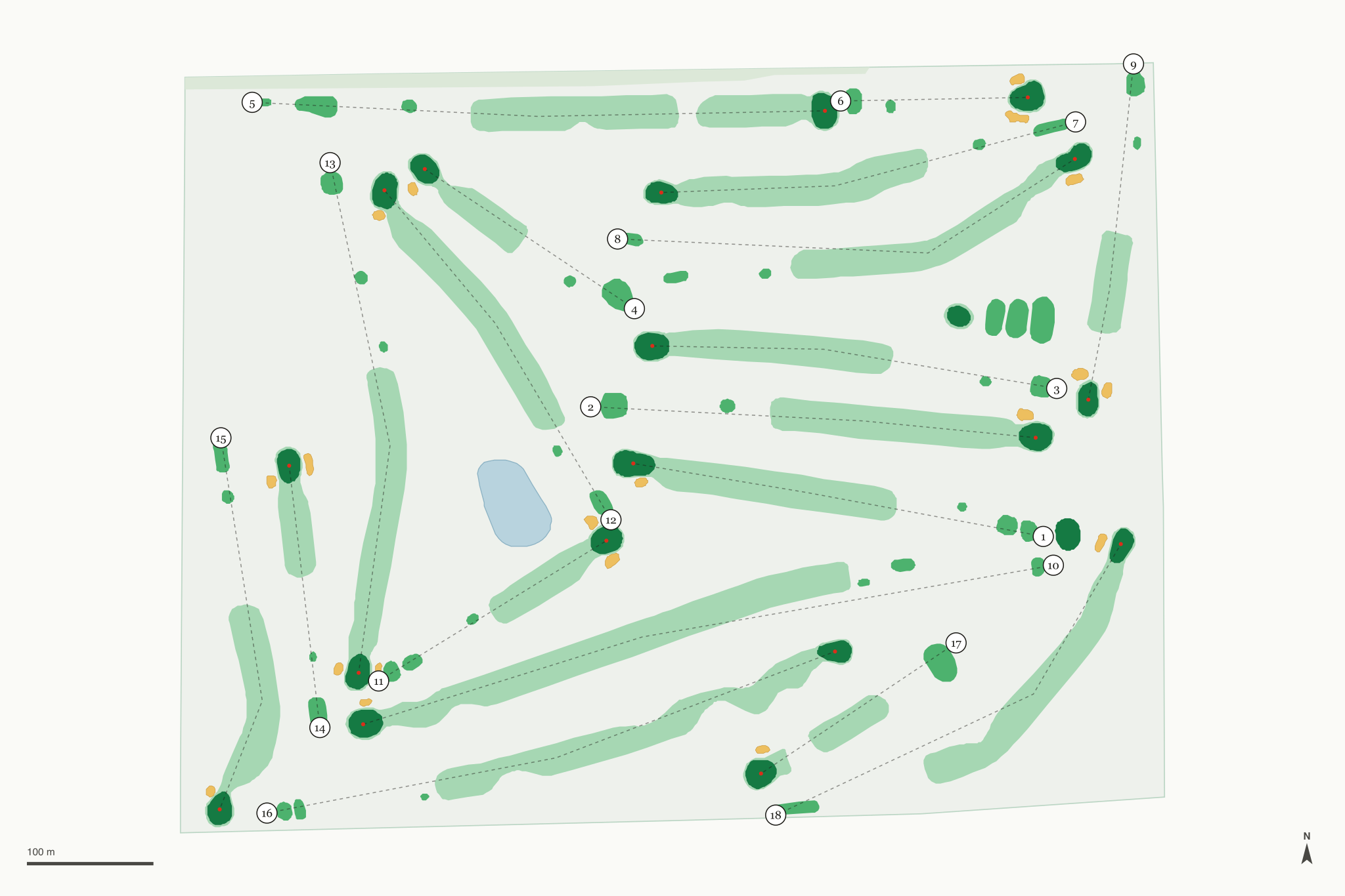 Map of Erskine Park Golf Course
