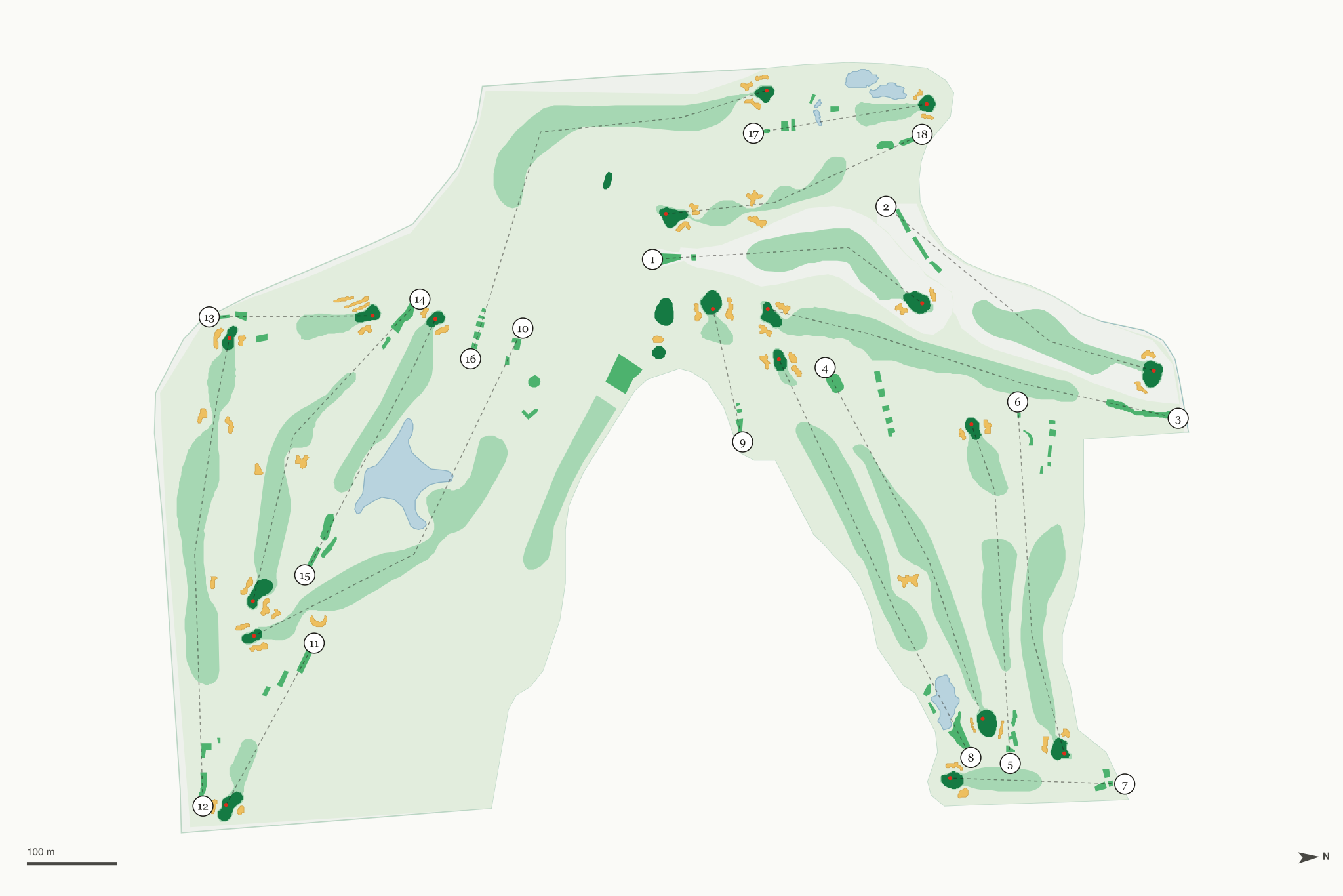 Map of Kalispel Golf And Country Club