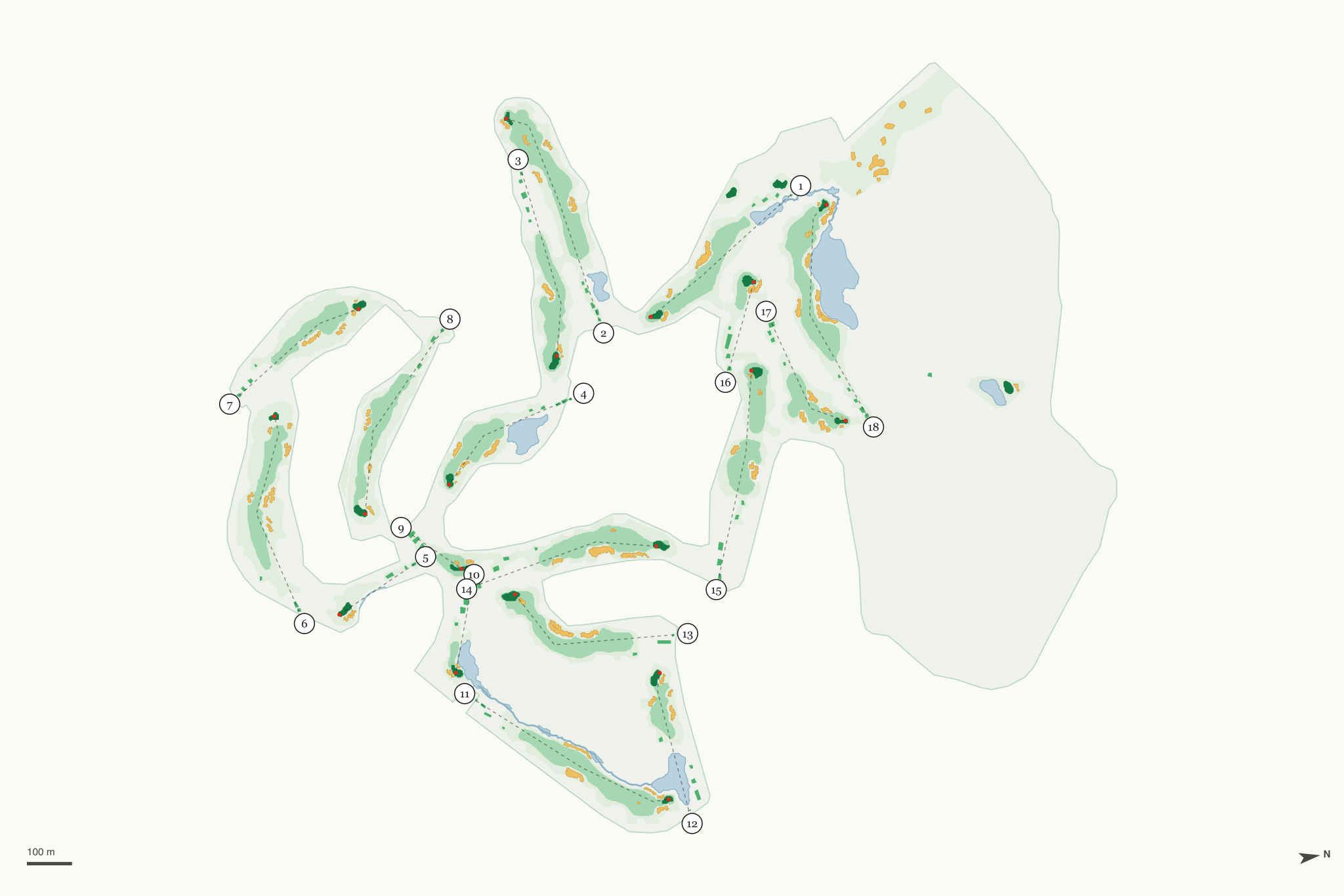 Map of Rams Hill Golf Club