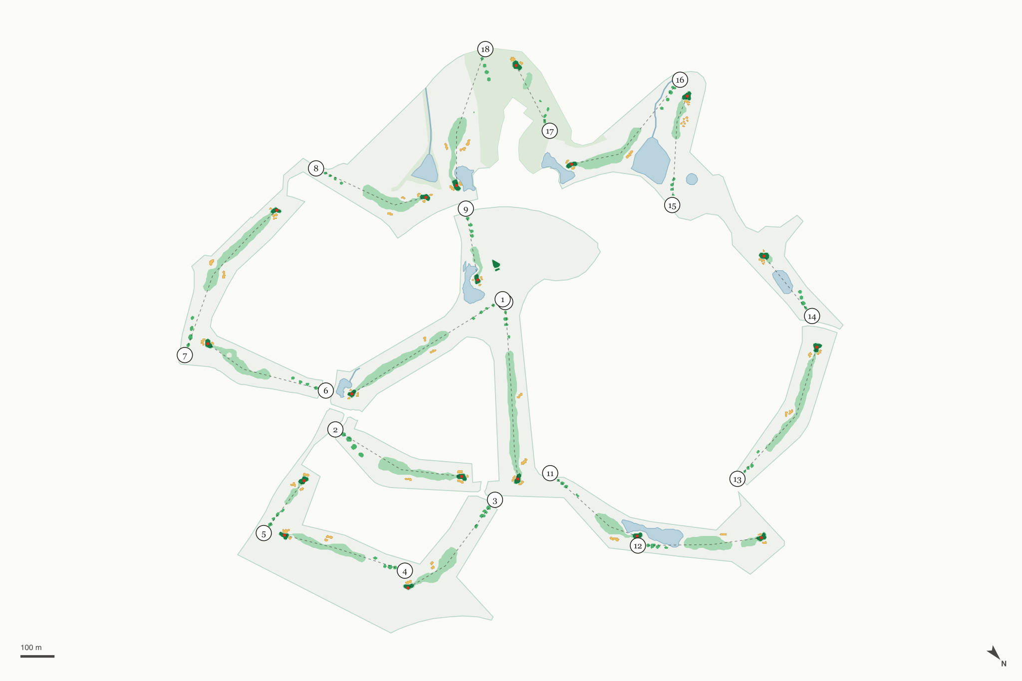 Map of Glen Ivy Golf Club