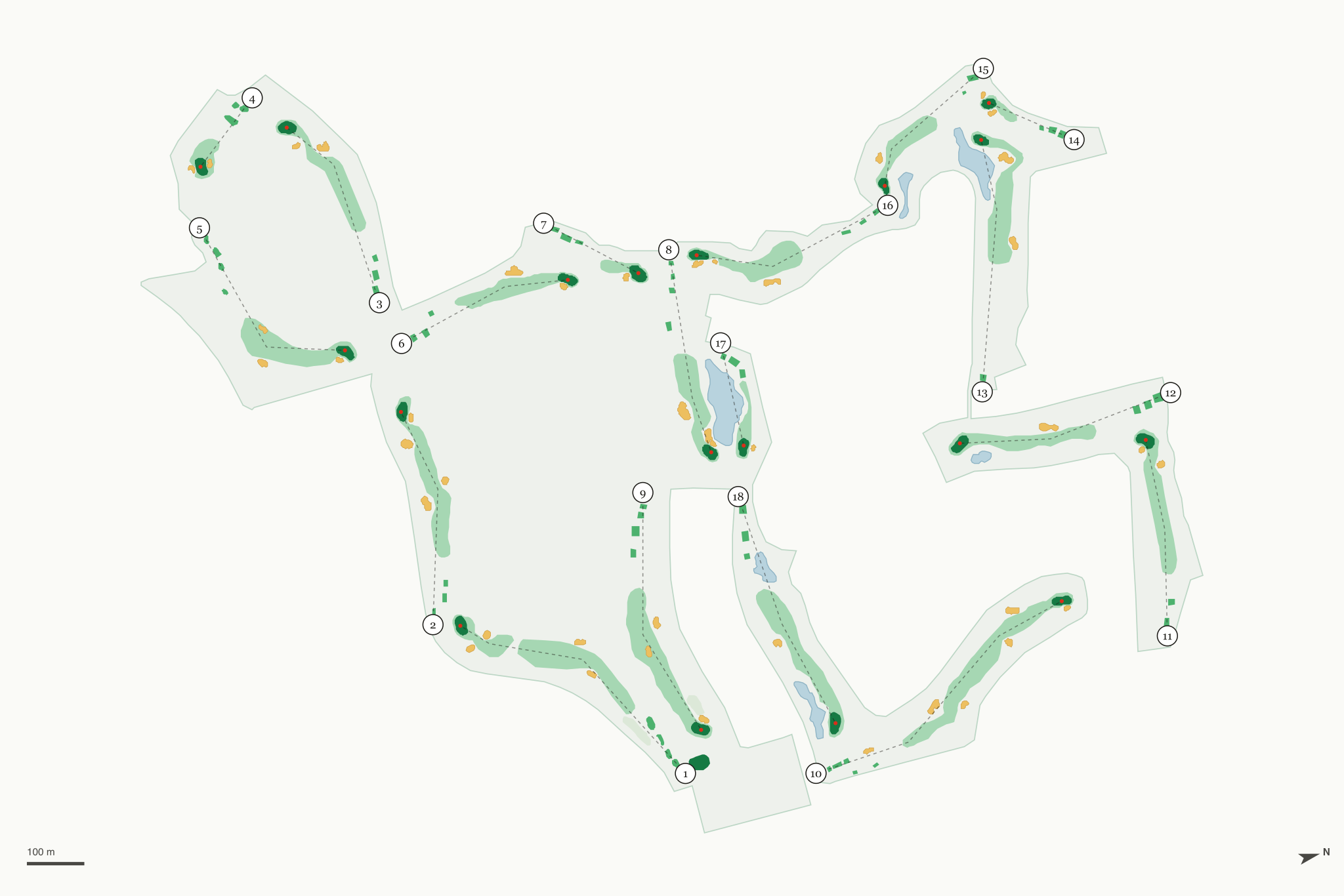 Map of Hemet Golf Club