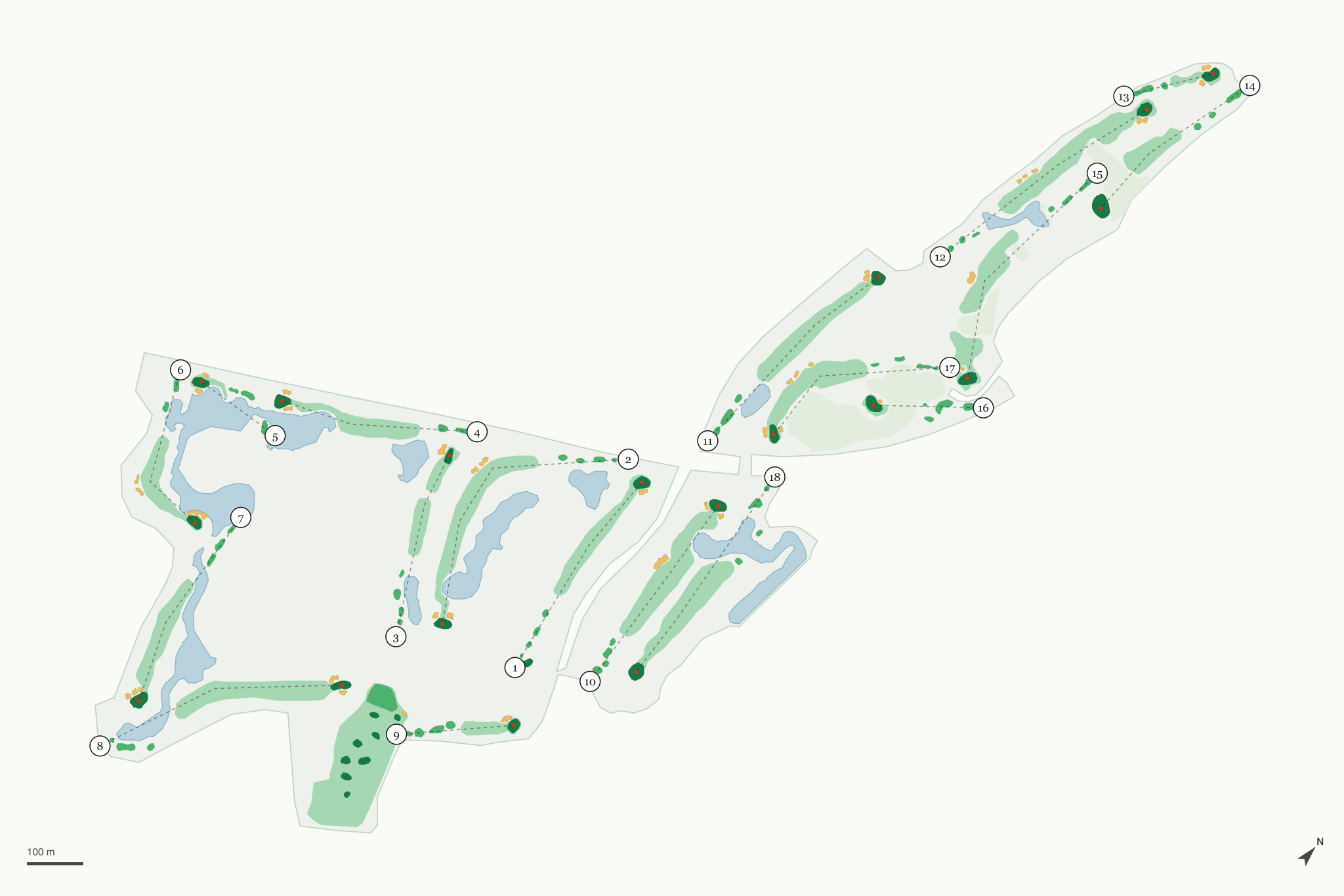 Map of The Golf Club of Amelia Island