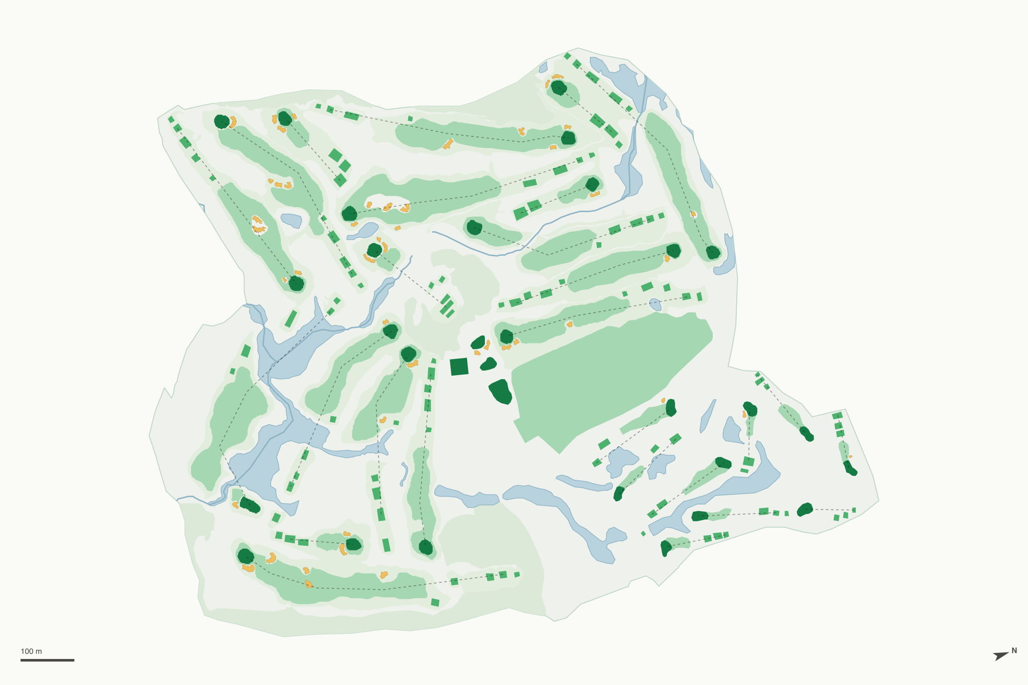 Map of Braemar Golf Course