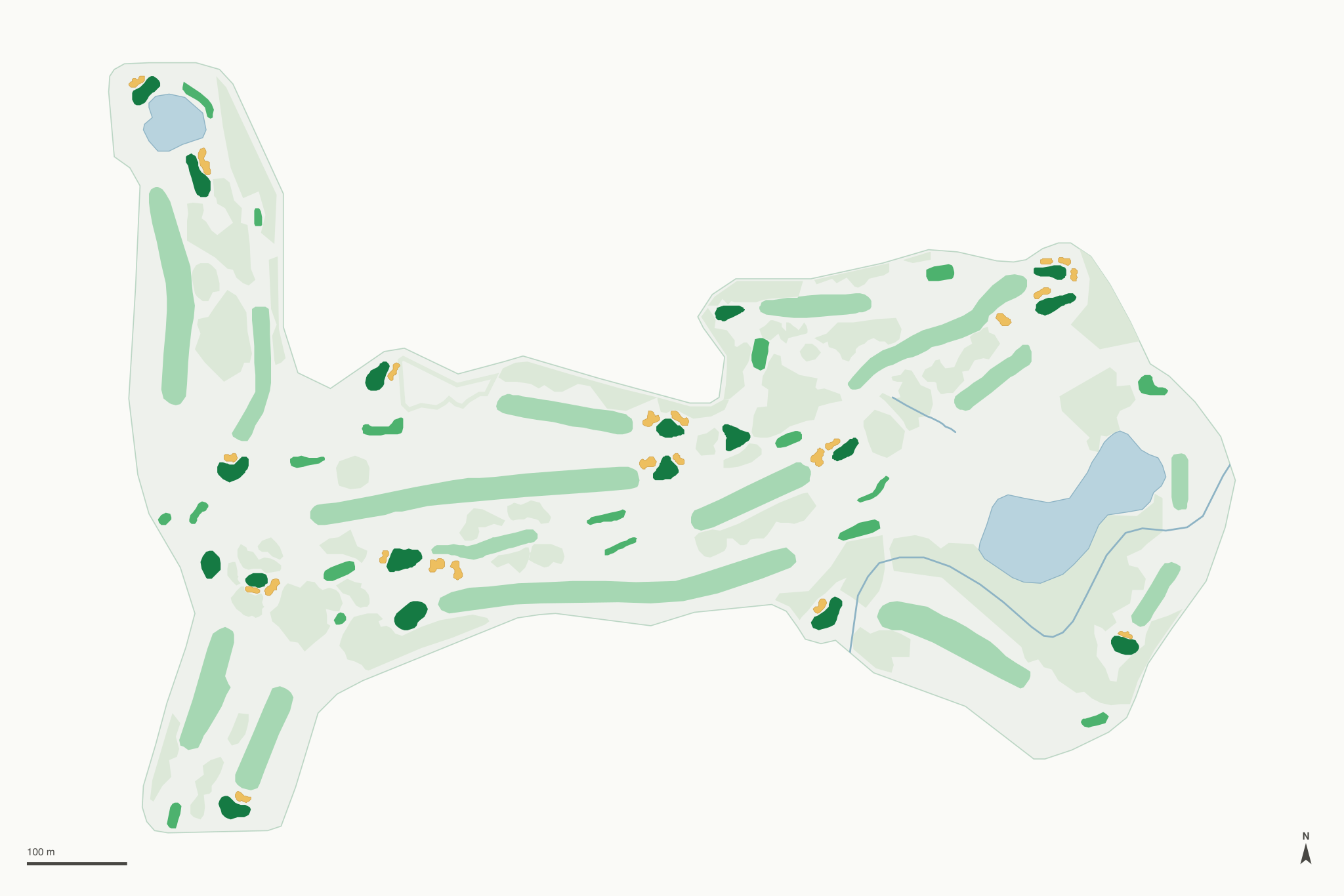 Map of Ottawa Park Golf Course