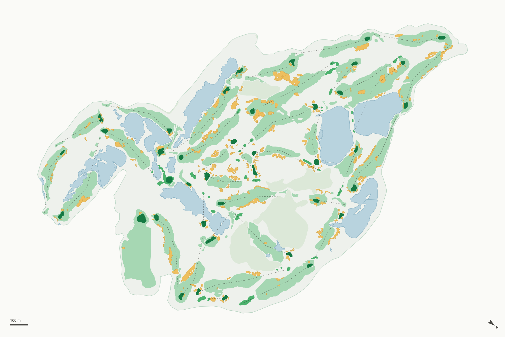 Map of Streamsong Blue