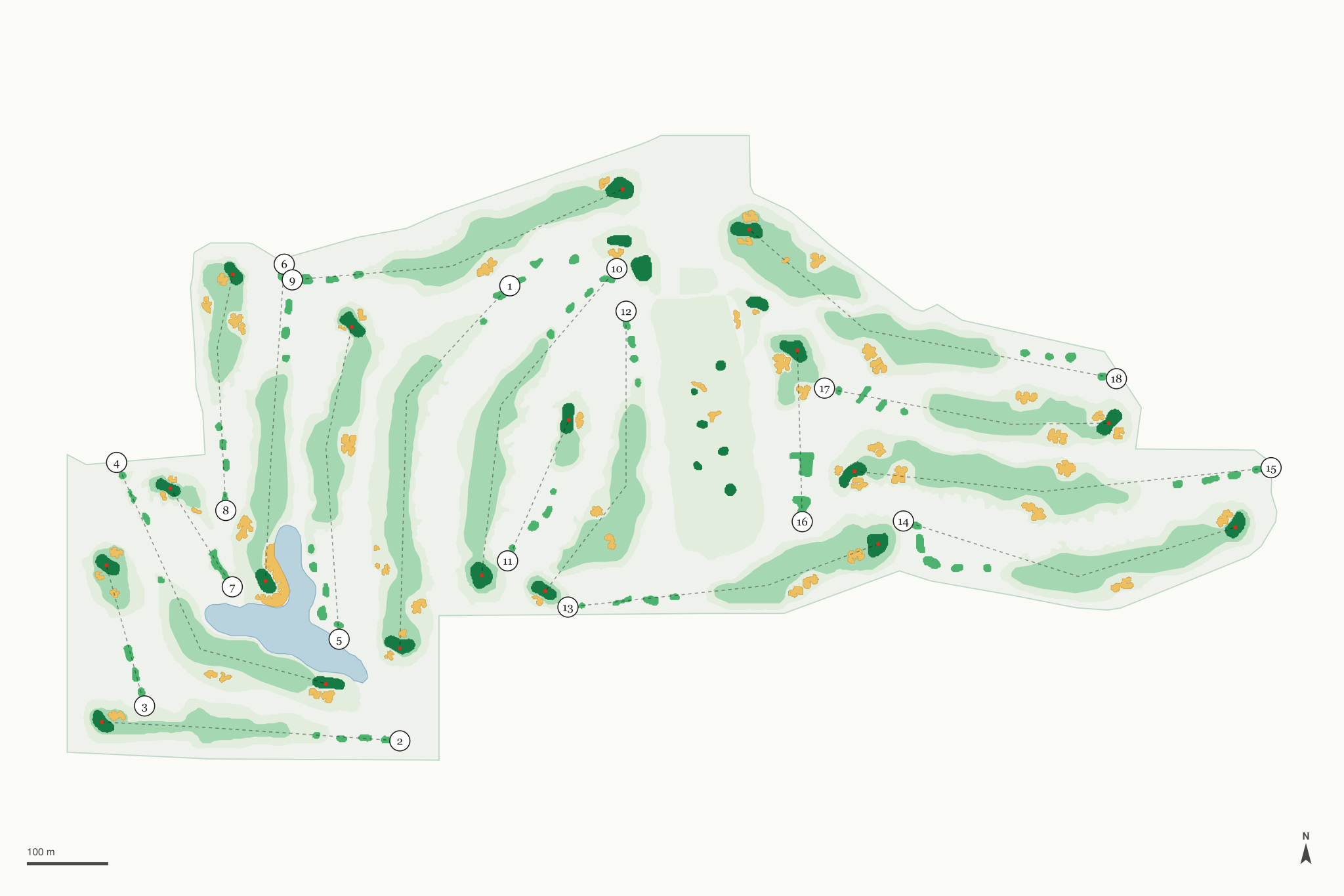 Map of Longbow Golf Club