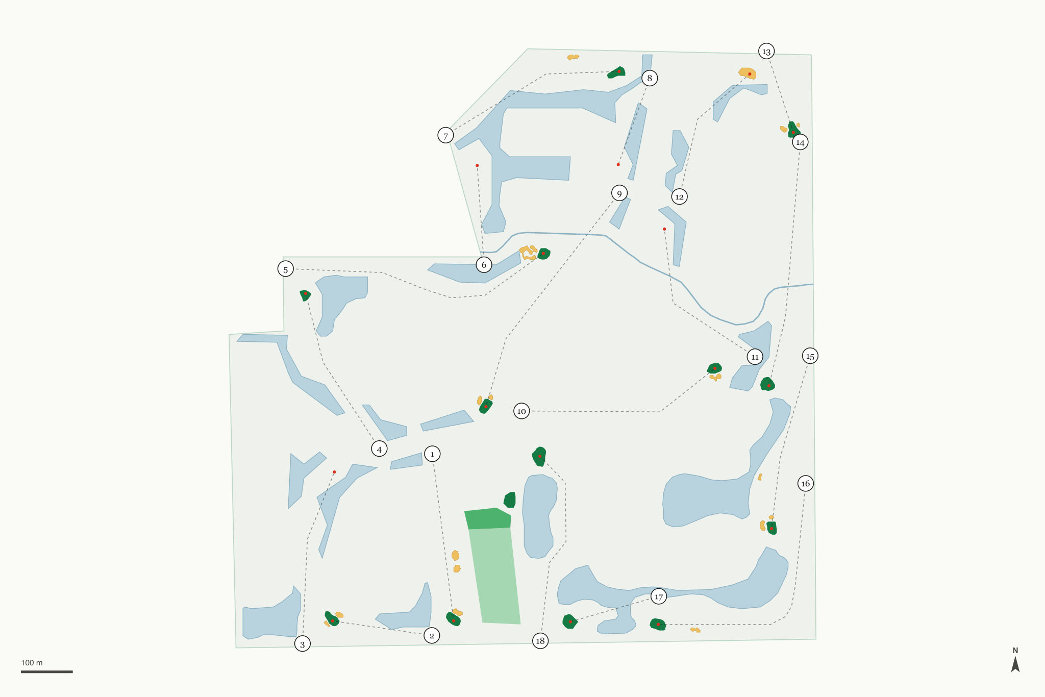 Map of Atlantic National Golf Club