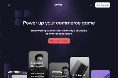 Screenshot of the Wolfpoint Agency homepage
