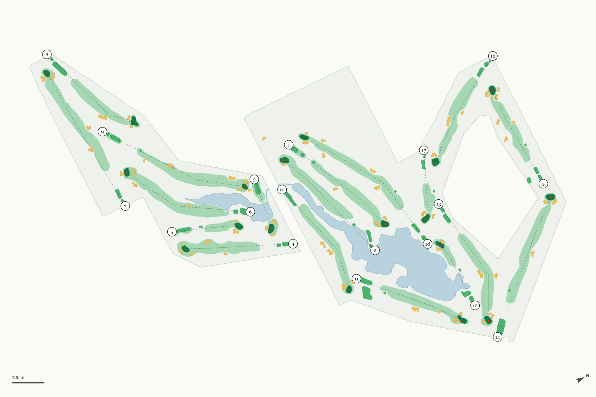 Map of Lakewood Country Club