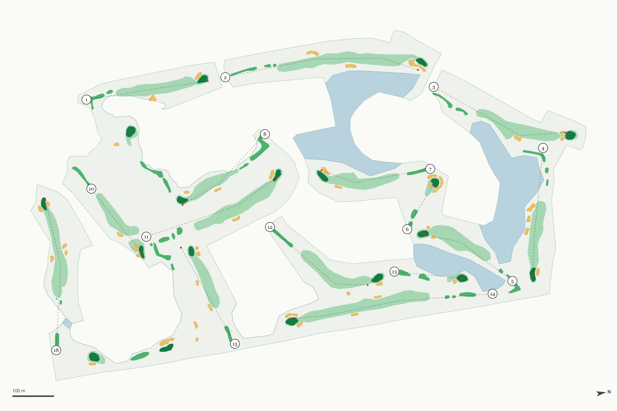 Map of Countryside Golf & Country Club