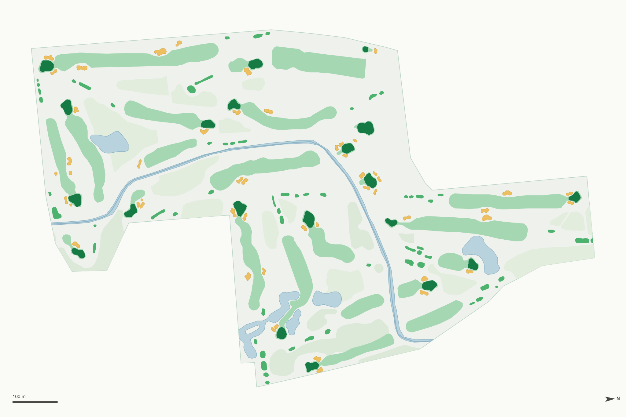 Map of Bird Creek Golf Club