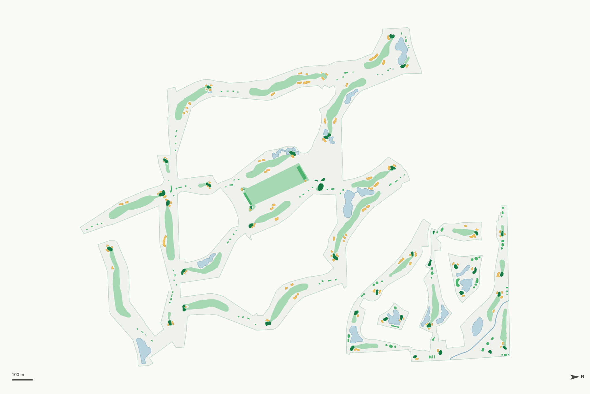 Map of Sun Lakes Country Club