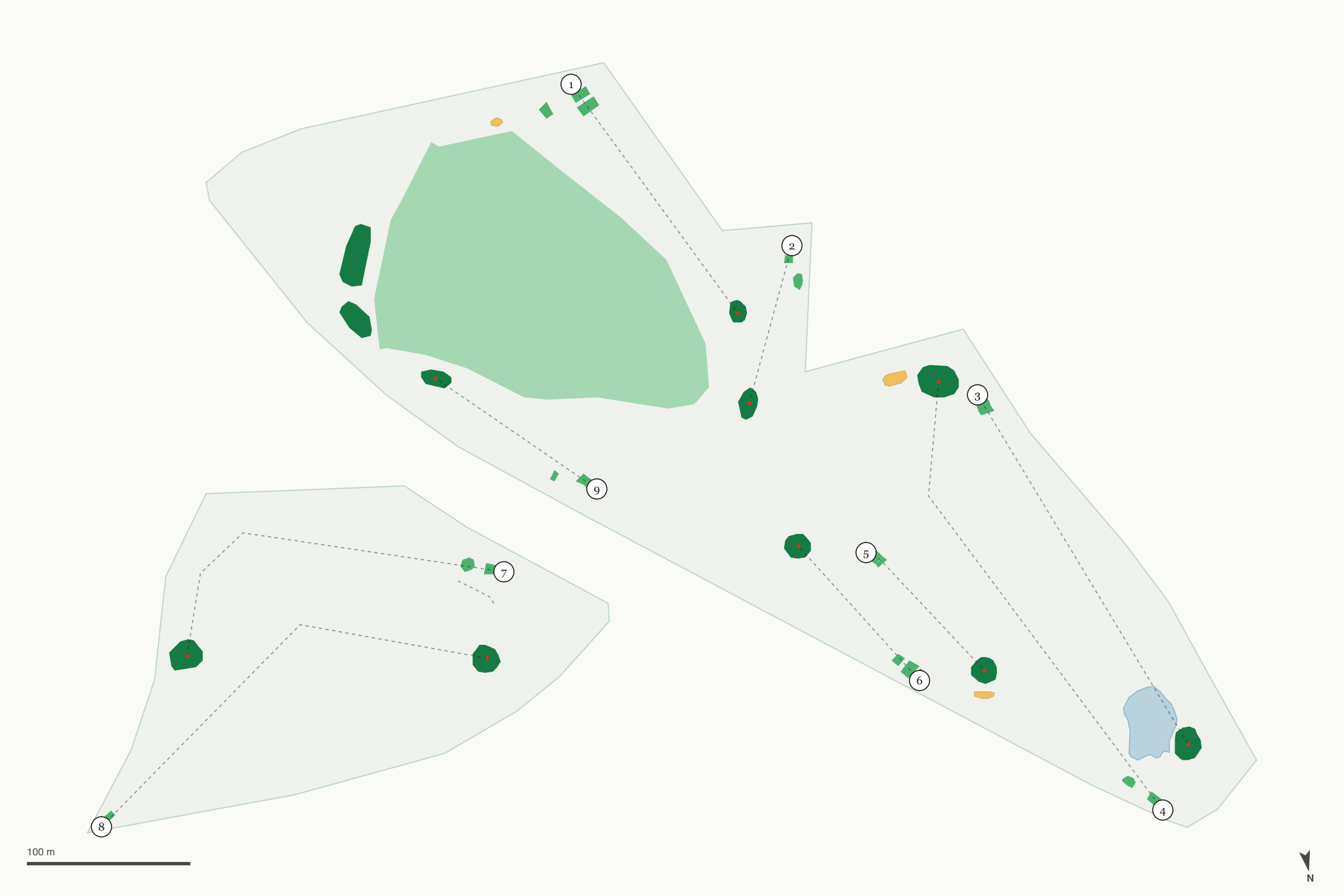 Map of Van Buren Golf Center