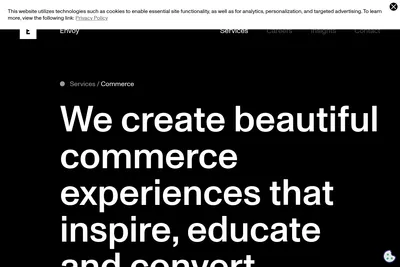 Screenshot of the Envoy Group, LLC homepage