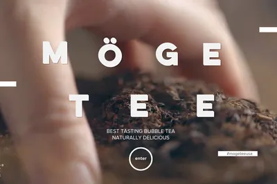 Möge Tee website homepage