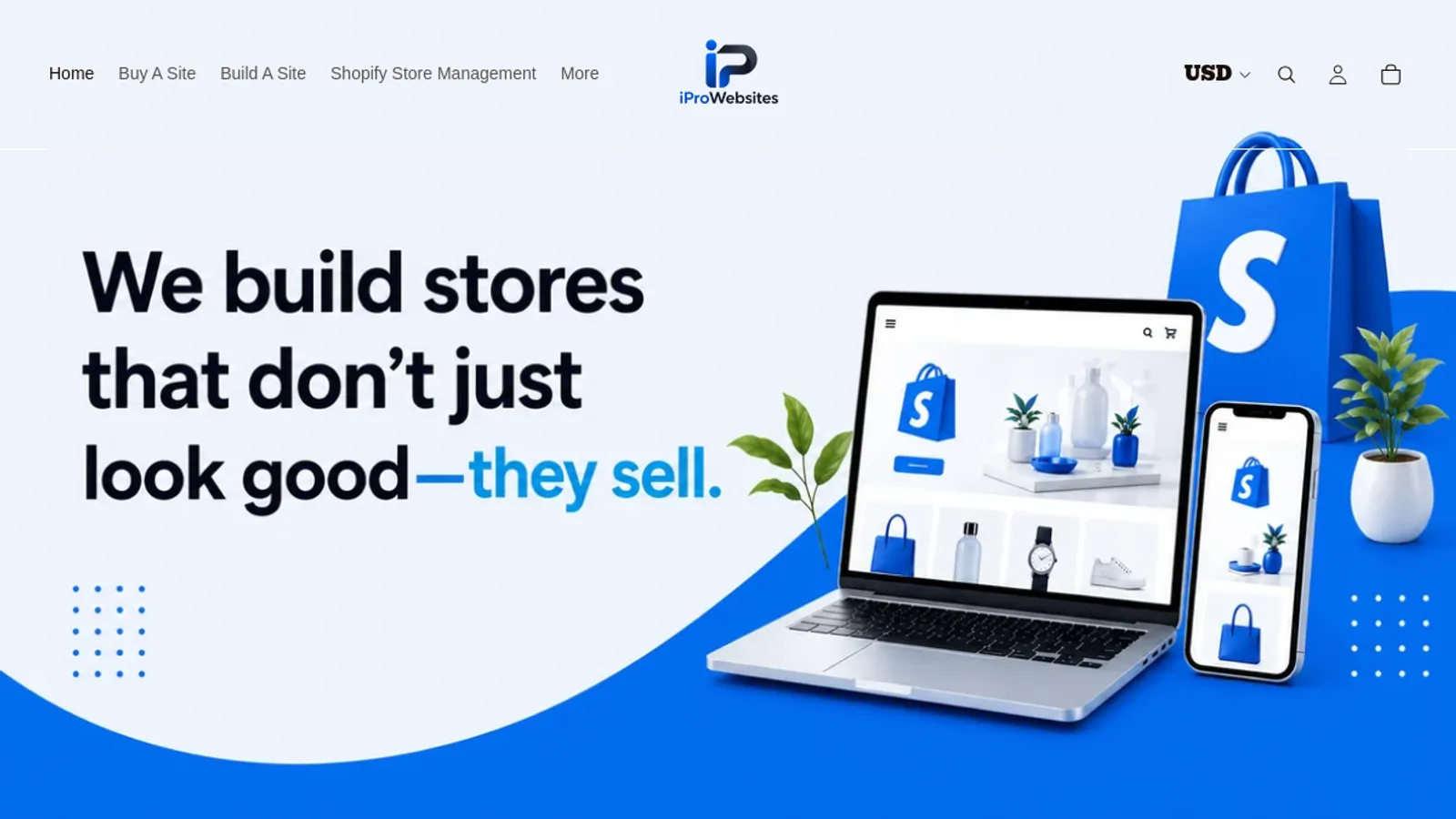 Screenshot of the JRAS Partners homepage