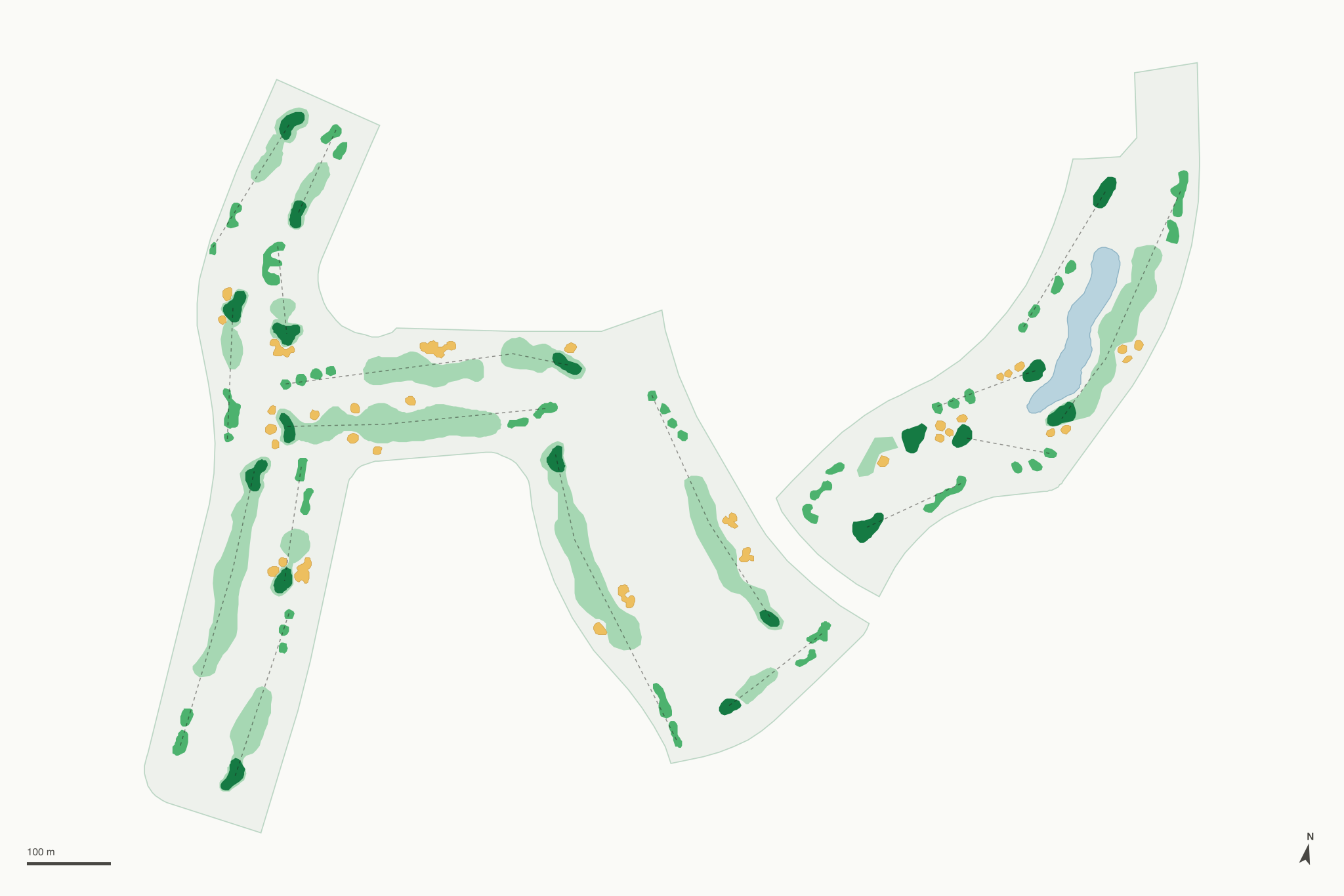 Map of Eagle Crest Golf Course