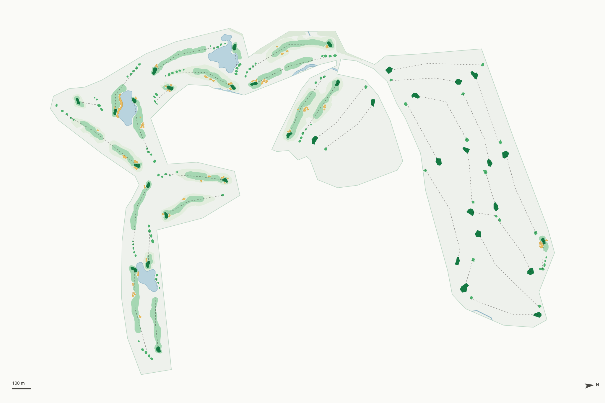 Map of Whirlwind Golf Club at Wild Horse Pass