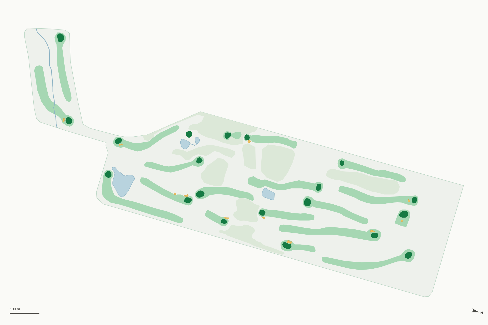 Map of West Plains Country Club
