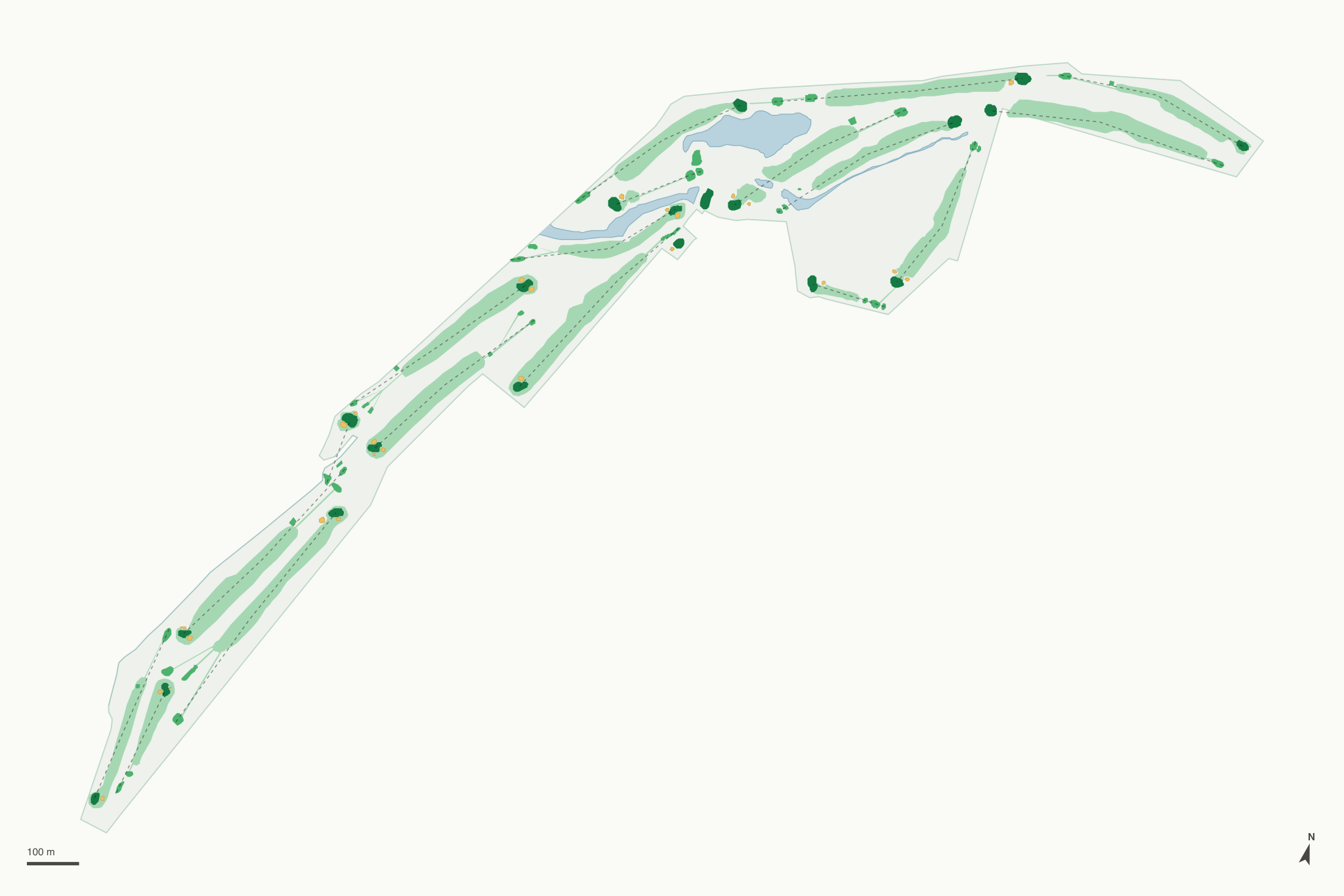 Map of Blackfoot Golf Course