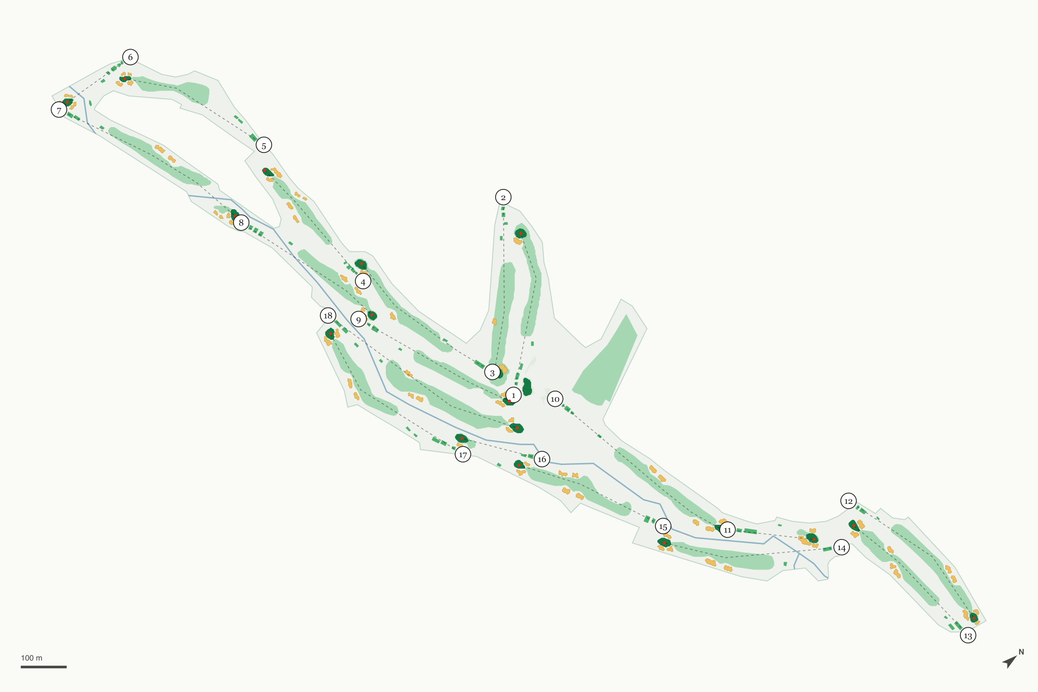 Map of Marin Country Club
