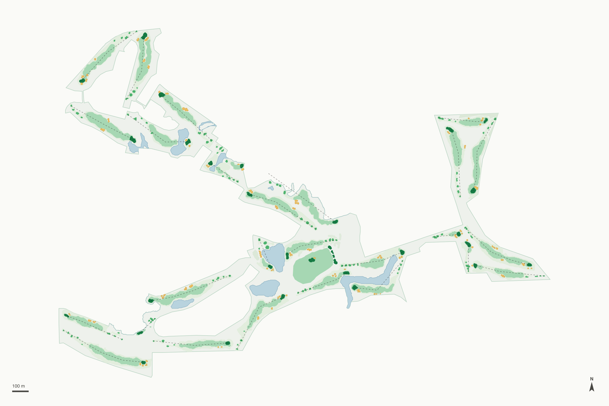 Map of Boulder Pointe Golf Club