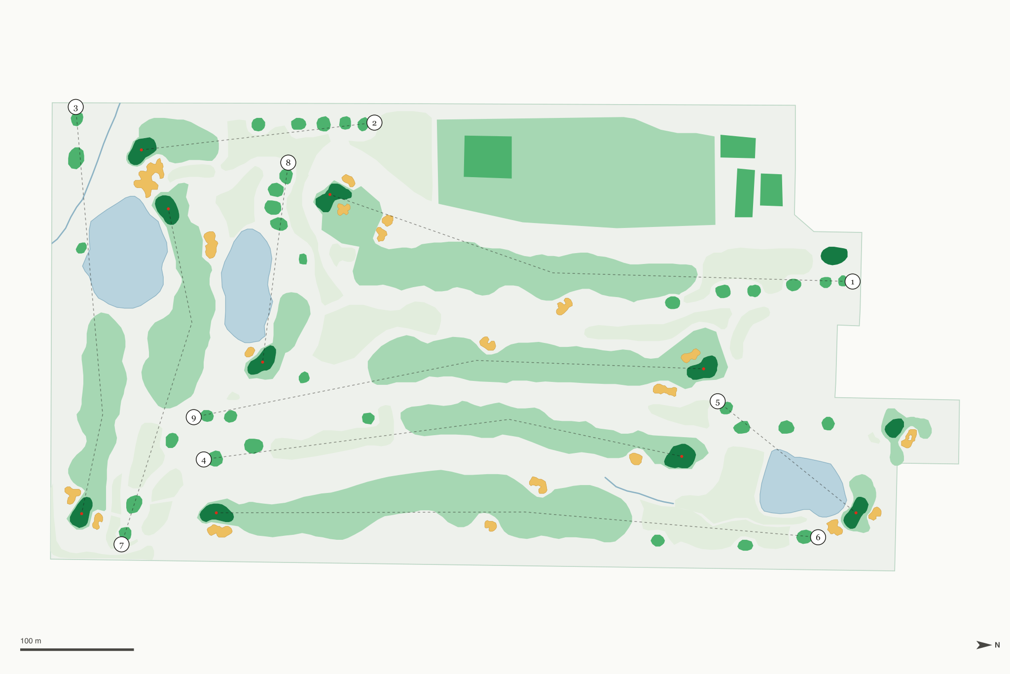 Map of Stone Creek Golf Club