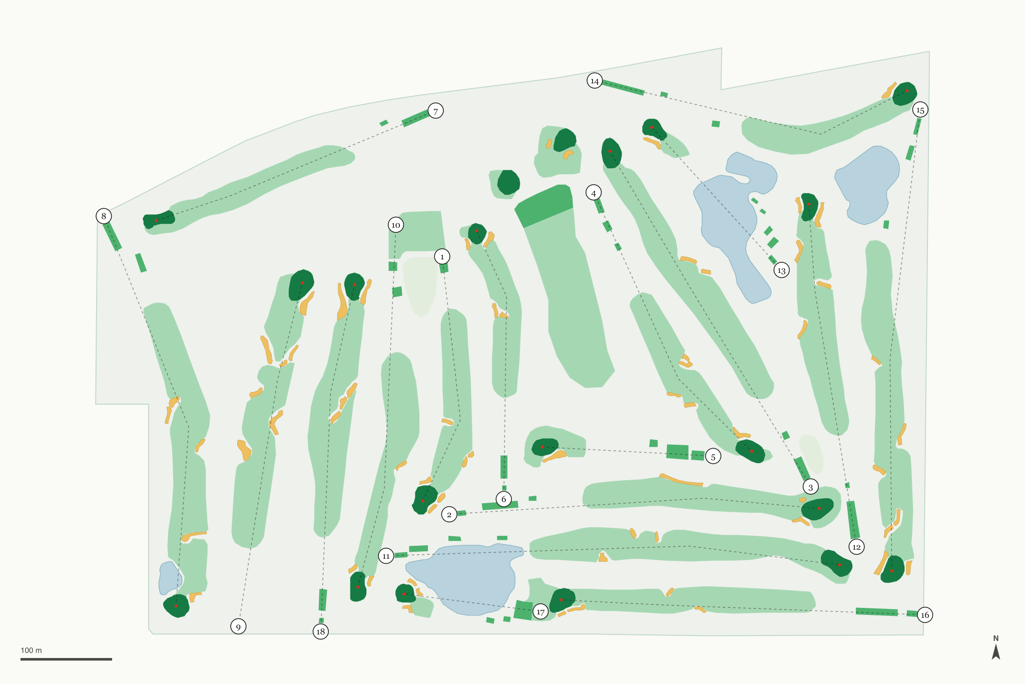 Map of Westmoreland Country Club