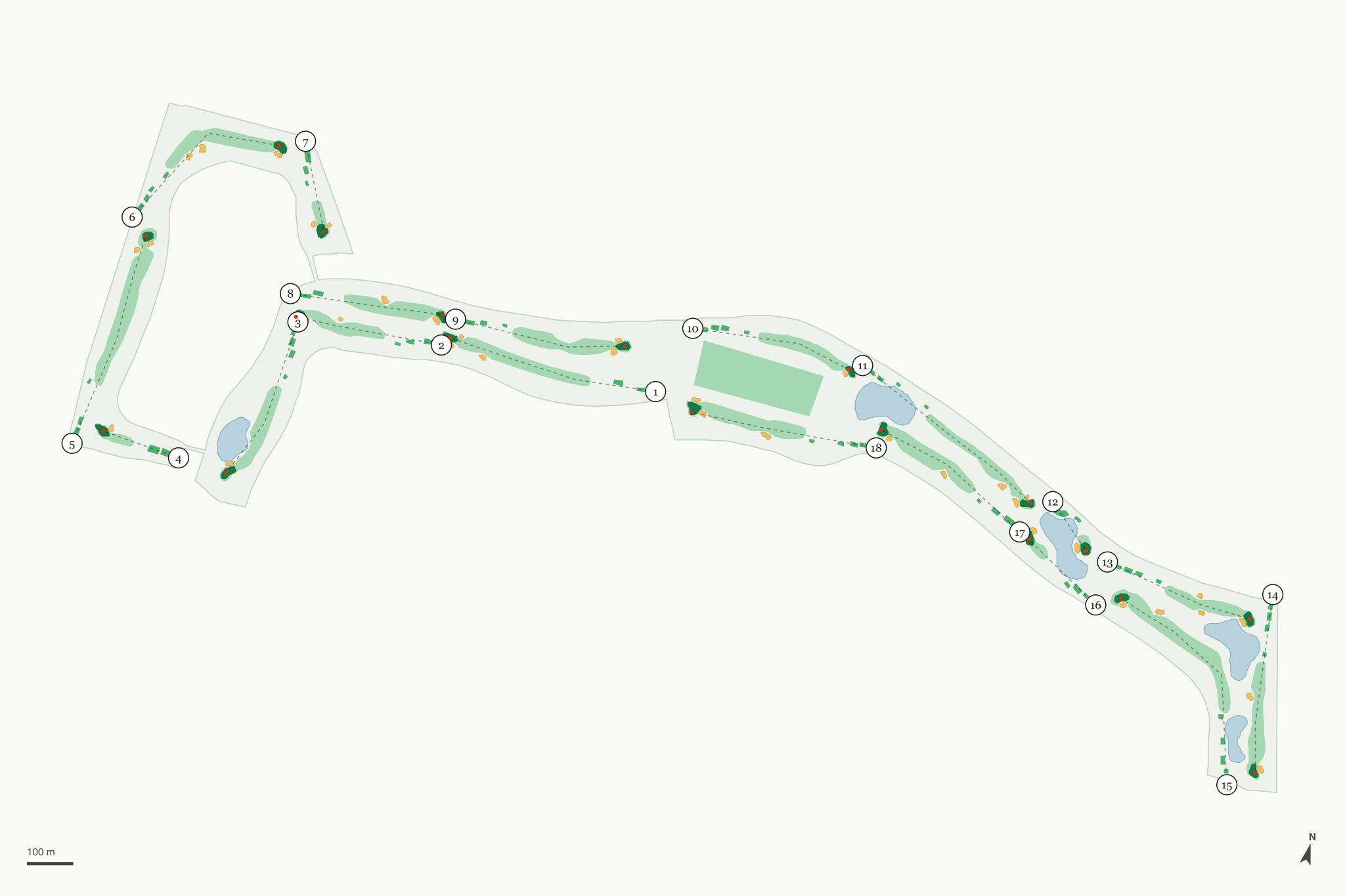 Map of Riverview Golf Course