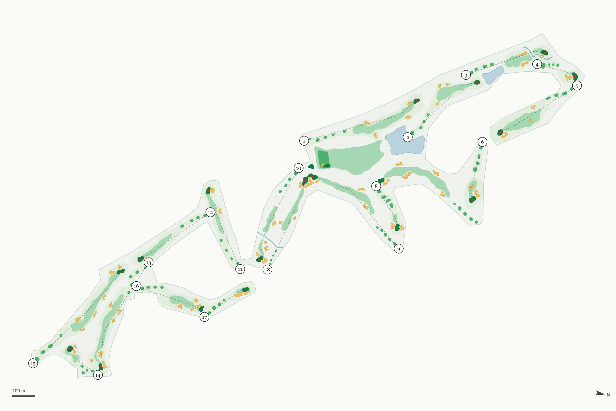 Map of TalonsCove Golf Club