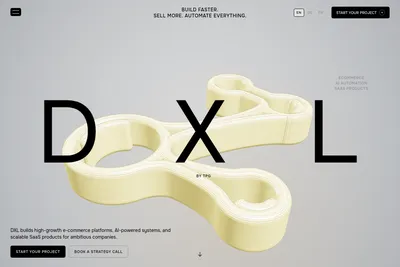 Screenshot of the Digital Experience Lab homepage