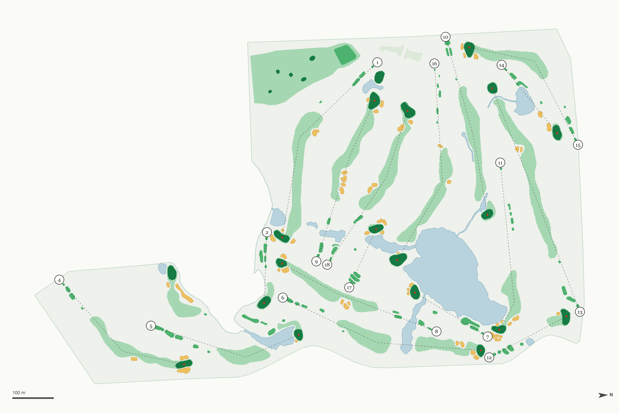Map of The Classic at Madden's