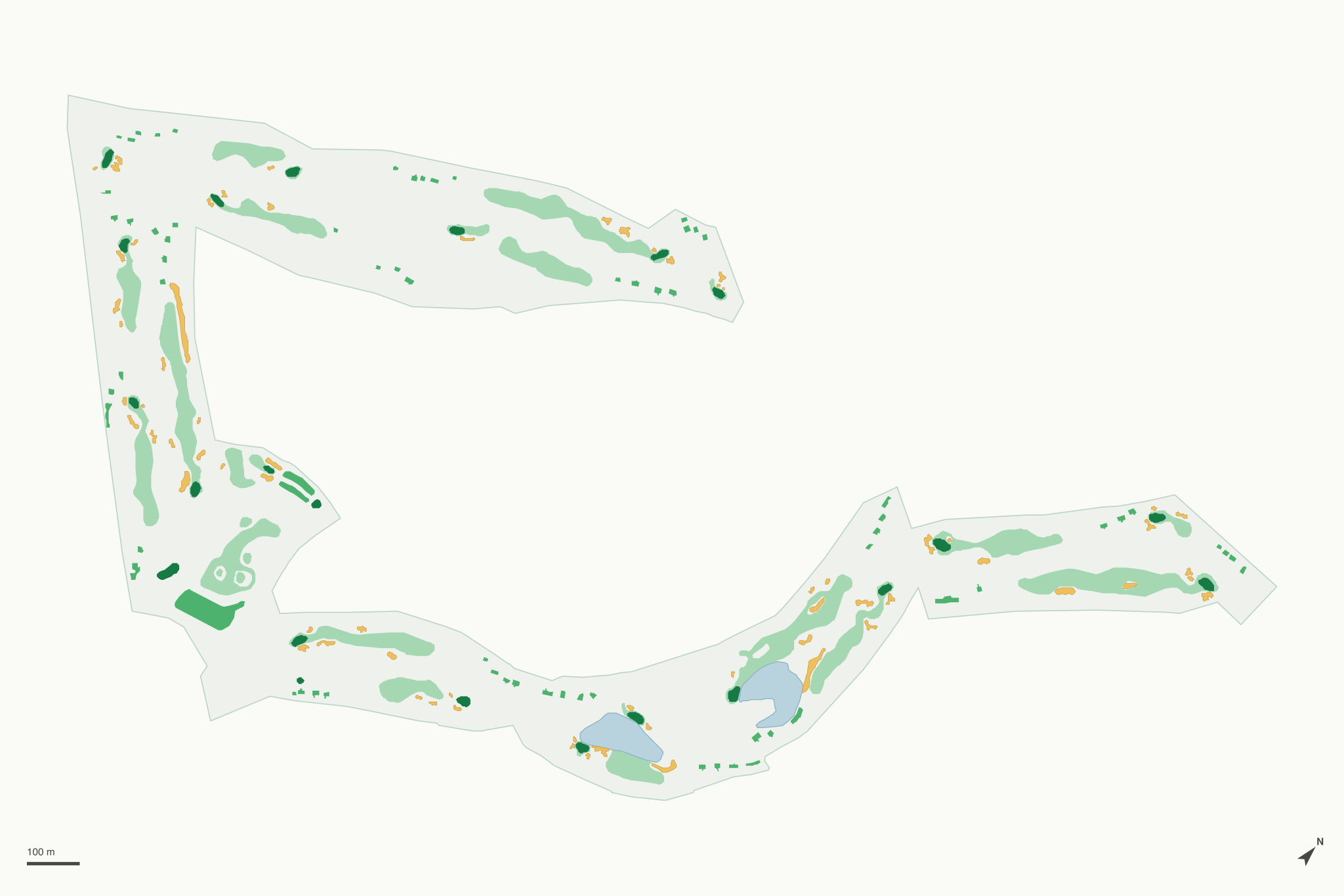 Map of Oak Valley Golf Club