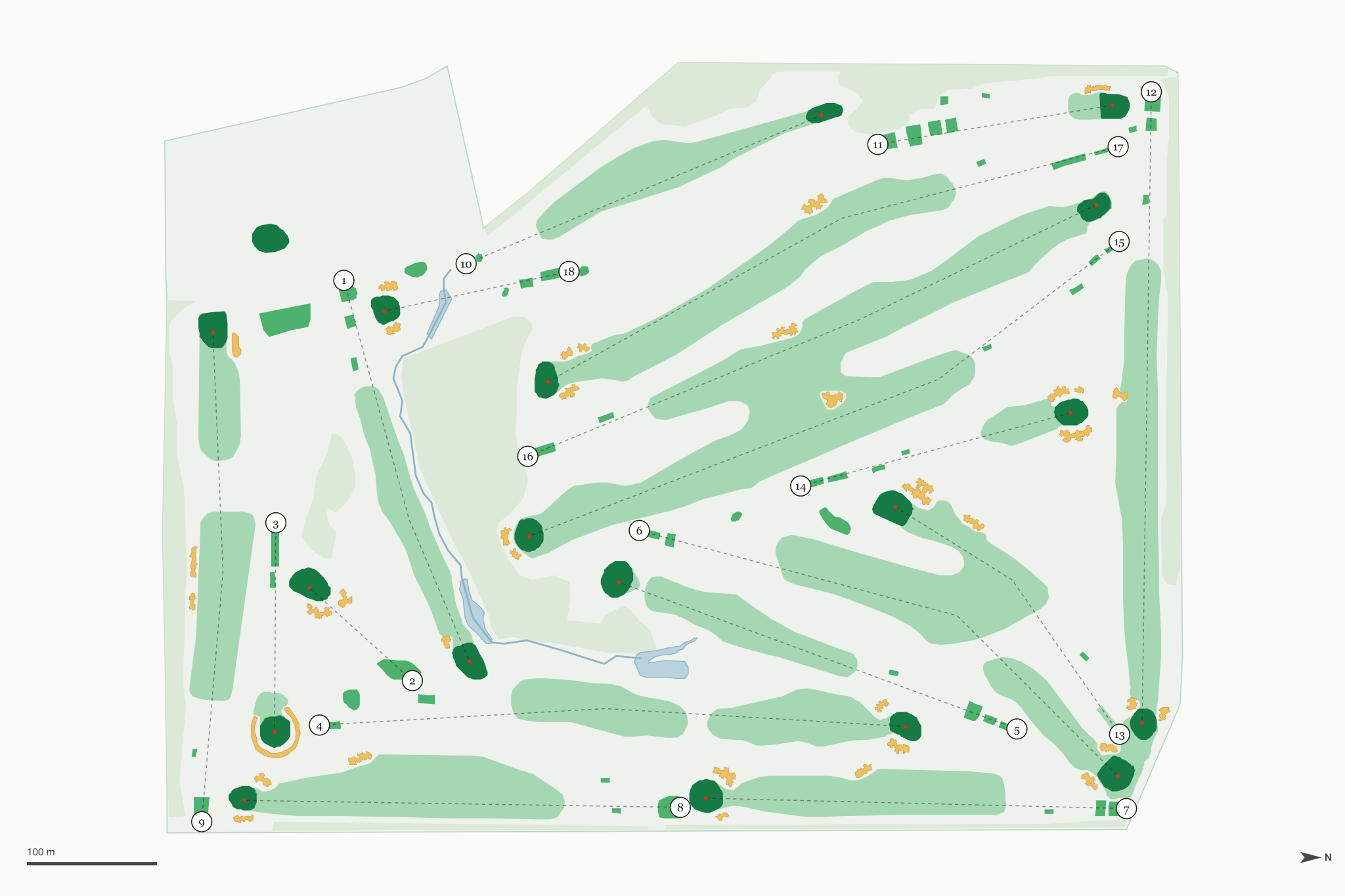 Map of The Town & Country Club