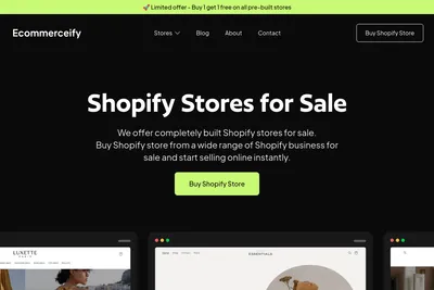 Screenshot of the SearchBoxed homepage