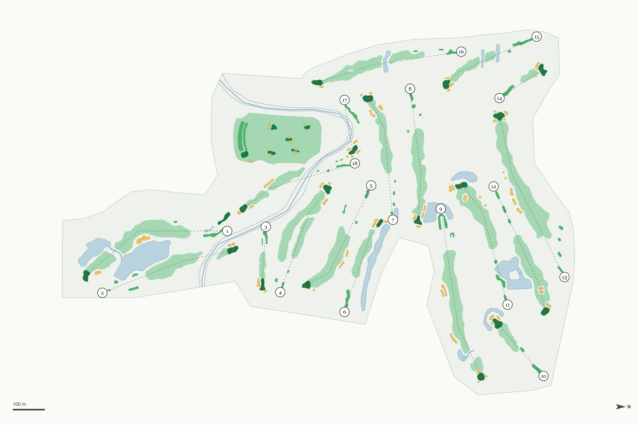 Map of PohlCat Golf Course