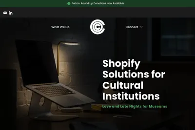 Screenshot of the Co-Curator homepage