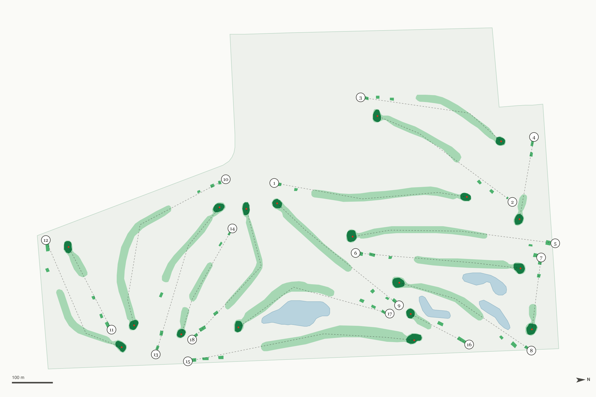 Map of Jackpot Golf Club