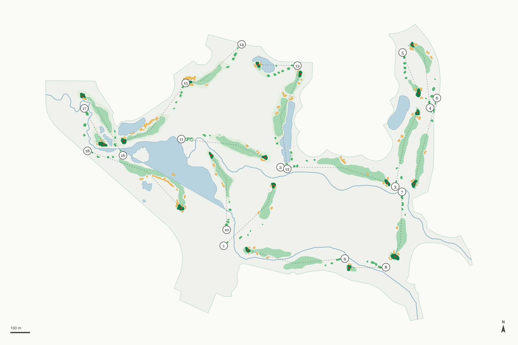 Map of Green Valley Ranch Golf Club